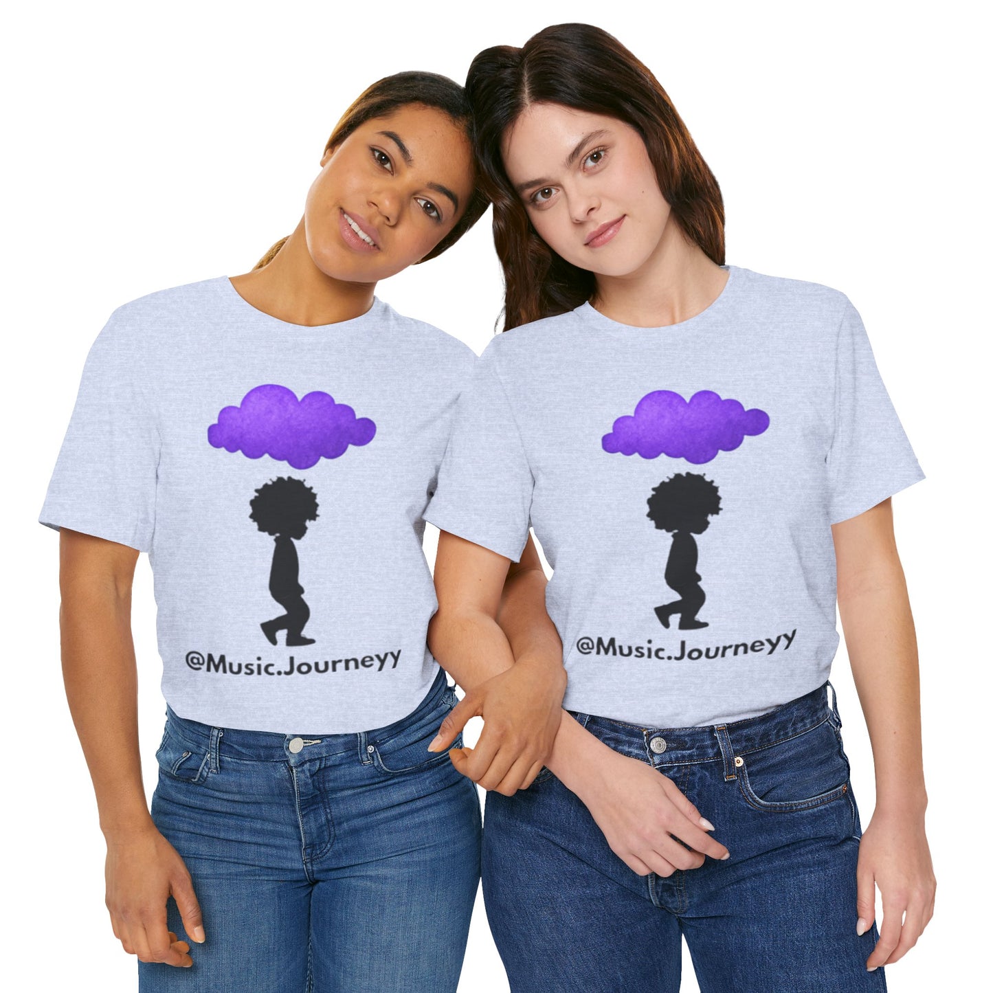 Purple Cloud Design (Paradise)- Unisex Tee - Embrace Your Creative Vibe