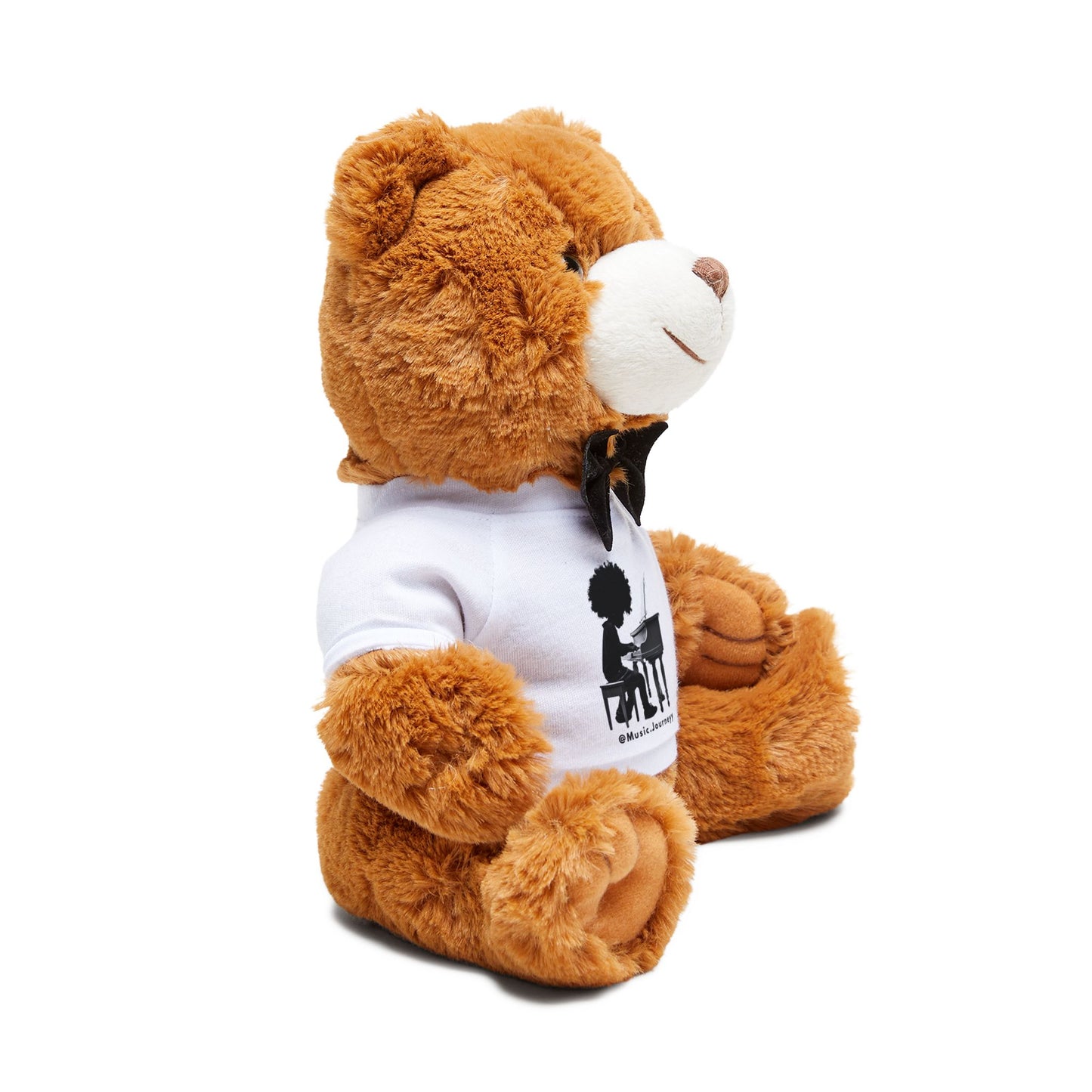 Music.Journeyy Teddy Bear with T-Shirt – Cute Gift for Kids & Music Lovers